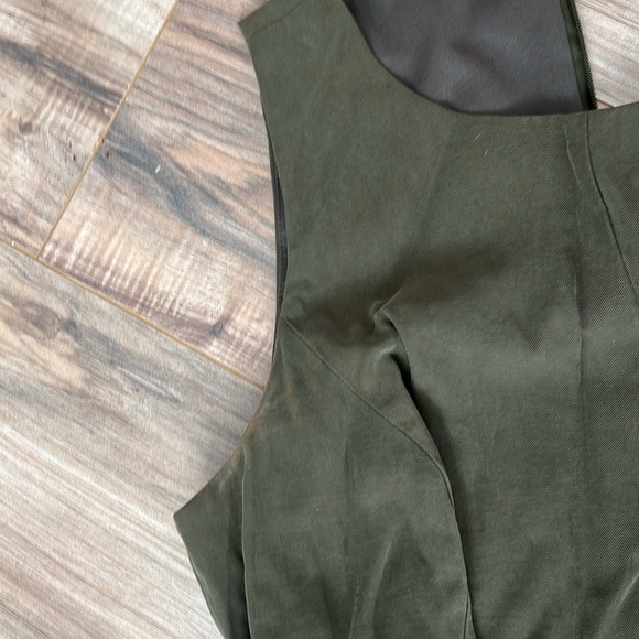 Antonio melani olive cropped jumpsuit - Picture 3 of 3